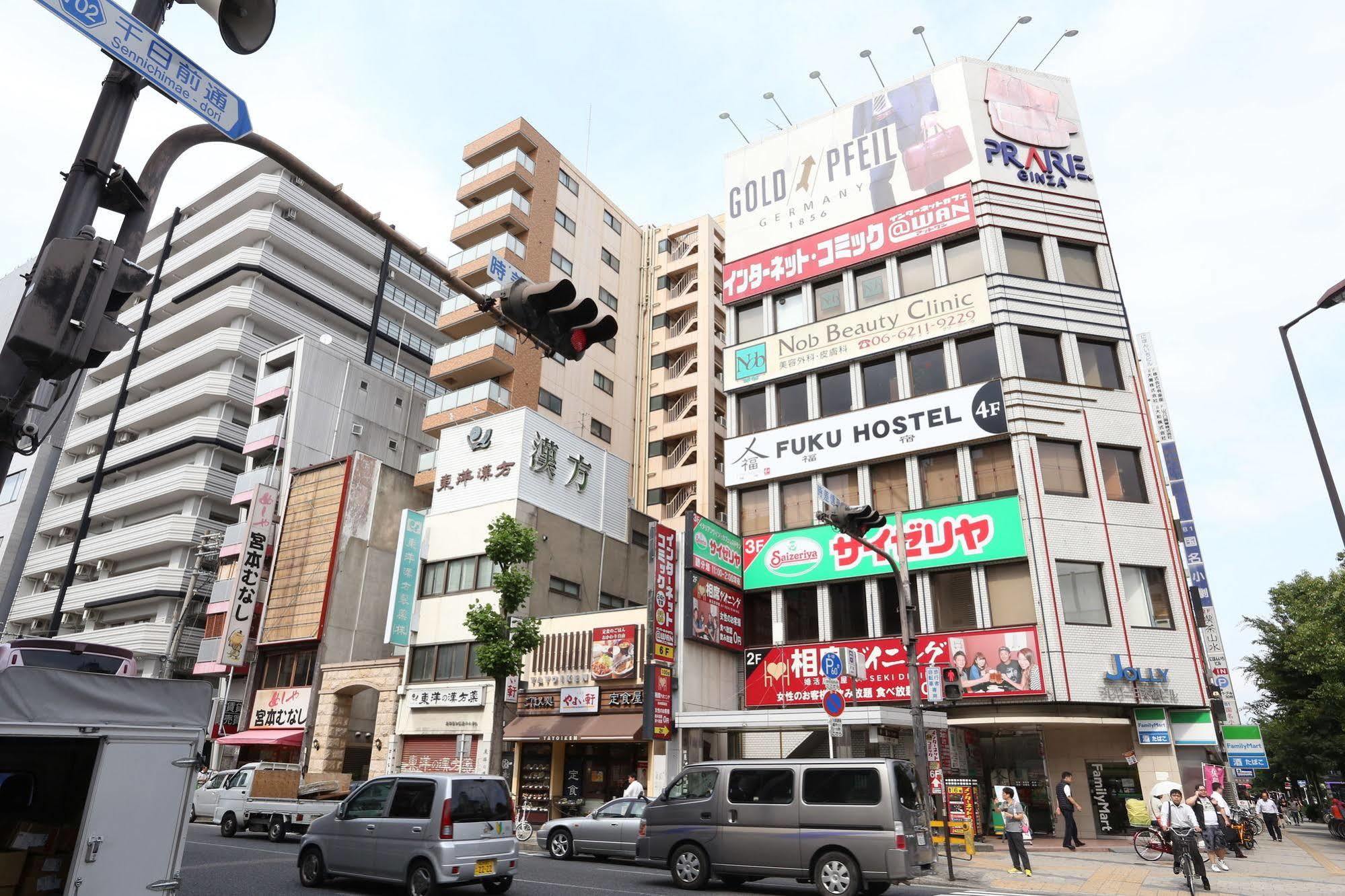 Fuku Hostel Nagomi Namba โอซาก้า ภายนอก รูปภาพ